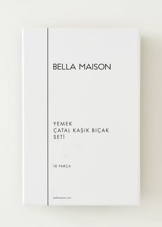 Siena 18 Parça Yemek Çatal Kaşık Bıçak Seti Silver