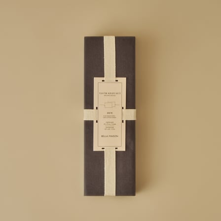 %100 Pamuk Saten Supreme 2'li Yastık Kılıfı Antrasit (50x70 cm)