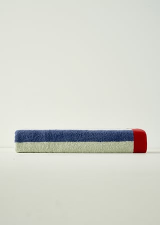 %100 Pamuk Line Banyo Havlusu Mavi (90x150 cm)
