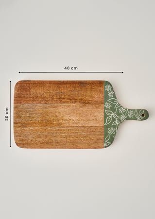 Floral Mango Sunum Tahtası Yeşil (40x20x2 cm)