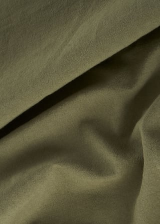 %100 Pamuk Elegance Kenarı Fıfırlı Masa Örtüsü Haki (150x250 cm)