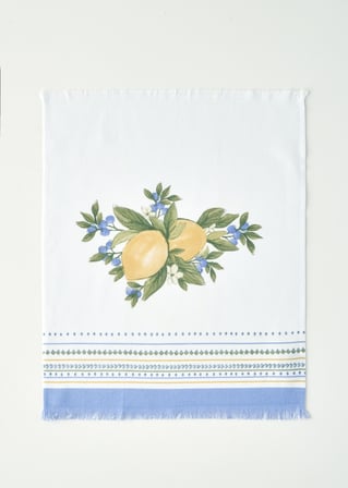 Lemoncello Pamuklu 2 'li Kurulama Bezi Sarı (40x50 cm)