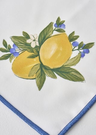 Lemoncello Pamuklu Peçete Sarı (40x40 cm)
