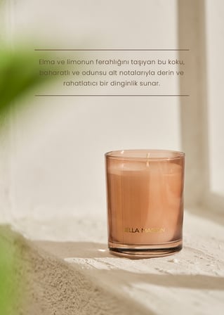 Oud Serenity Soya Wax Kokulu Mum Amber (120 gr)