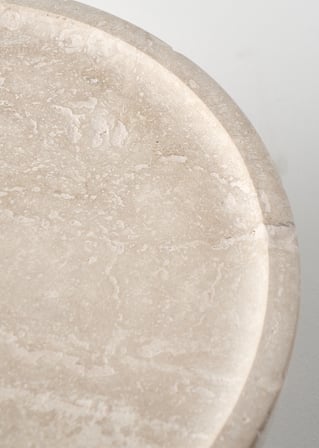Ephesus Traverten Kek Standı Naturel (25 cm)
