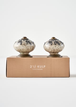 Bella Maison Gia Kulp 4'lü Krem (6,5x4x4 cm)