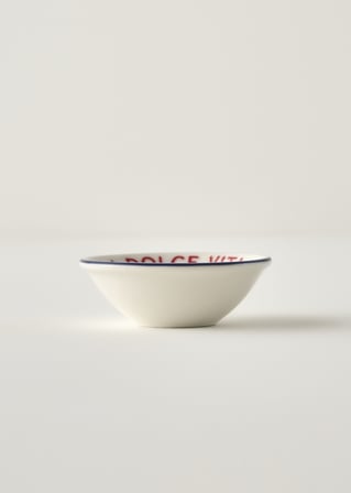 Line Porselen Çukur Sunum Kasesi Lacivert (9,5 cm)