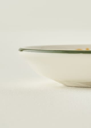 Line Porselen Küçük Sunum Kasesi Yeşil (9,5 cm)