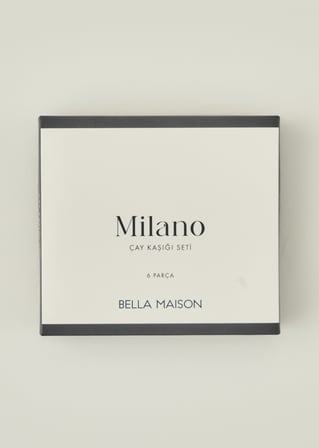 Milano 6'lı Çay Kaşığı Seti Gold
