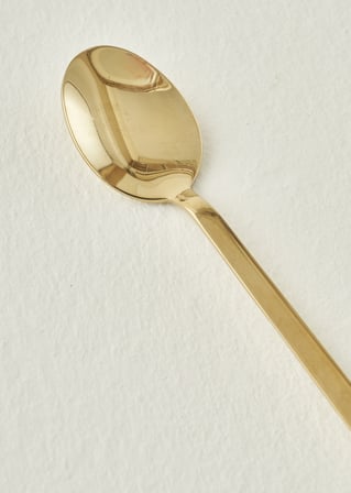 Milano 6'lı Çay Kaşığı Seti Gold