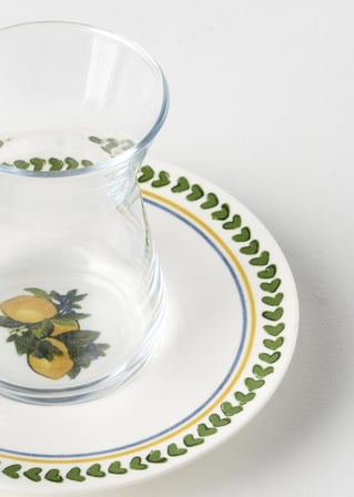 Lemoncello Porselen 6'lı Çay Bardağı Seti (170 cc)