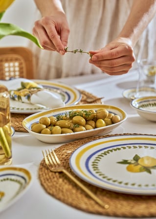 Lemoncello Porselen 26 Parça 6 Kişilik Kahvaltı Takımı
