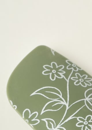 Floral 2'li Silikon Hazırlık Seti Haki