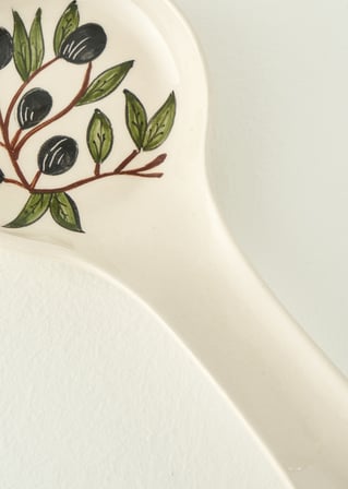 Olive Kirli Kaşıklık Beyaz (11,5x24 cm)