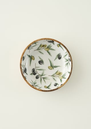 Olive Mango Sunum Kasesi (20x6 cm)