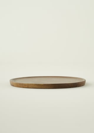 Wooden Mango Sunum Tabağı Naturel (30 cm)