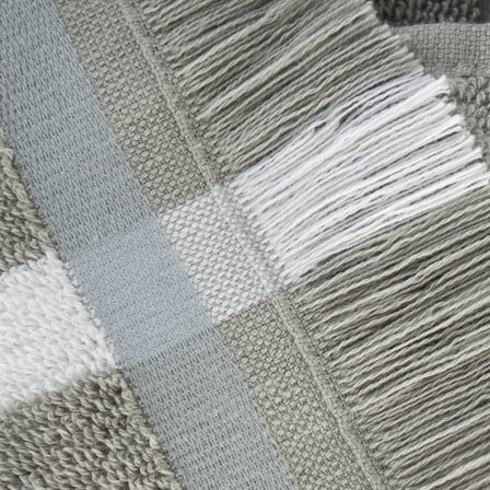 %100 Pamuk Ella Banyo Havlusu Gri (90x150 cm) Gri