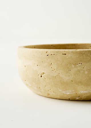 Ephesus Traverten Dekoratif Kase Naturel (20x7 cm)