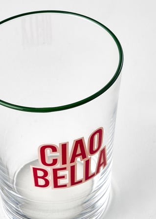 Line Ciao Bella Meşrubat Bardağı 4'lü Kırmızı (510 cc)