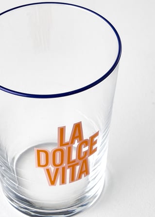 Line La Dolce Vita Meşrubat Bardağı 4'lü Turuncu (510 cc)