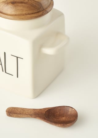 Salt Seramik Kavanoz Krem (330 ml)