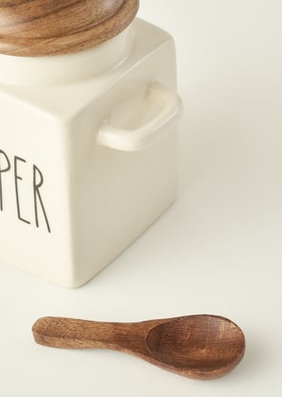 Pepper Seramik Kavanoz Krem (330 ml)