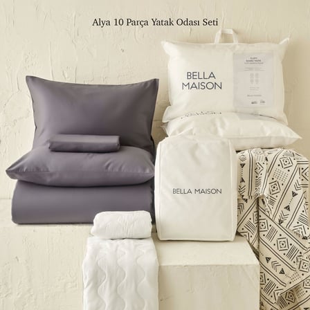 Alya 10 Parça Yatak Odası Çeyiz Seti