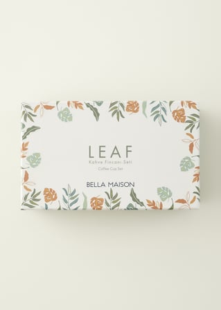 Leaf Porselen 2'li Kahve Fincanı Seti (120 cc)