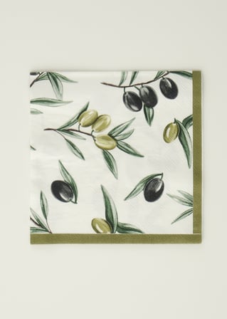 Olive 40'lı Kağıt Peçete (33x33 cm)