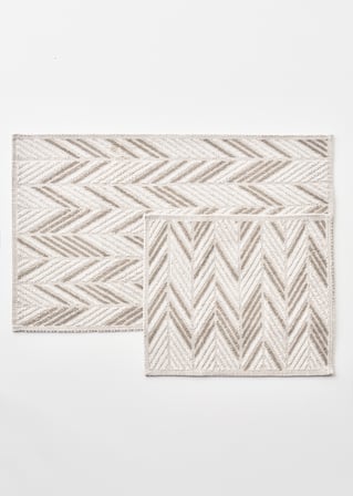%100 Pamuk Corner Paspas Takımı Vizon (60x100 cm)