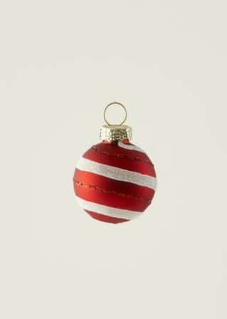 Christmas Mini Ball Dekoratif Süs Kırmızı (19x15x4 cm)