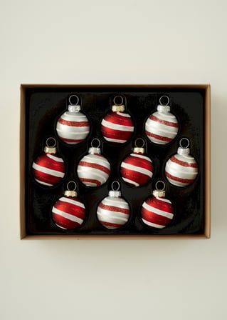 Christmas Mini Ball Dekoratif Süs Kırmızı (19x15x4 cm)