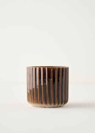 Lavea Seramik Saksı Gri (13x13x12 cm)