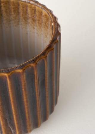 Lavea Seramik Saksı Gri (13x13x12 cm)