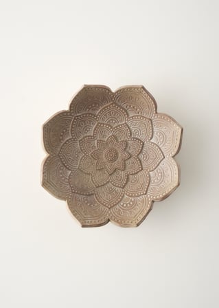 Clove Dekoratif Tabak Kahverengi (20x20x5 cm)