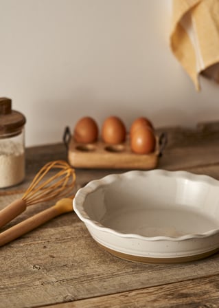Margot Stoneware Fırın Kabı Beyaz (25,7x6,3 cm)
