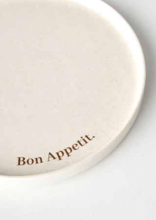 Parisien Porselen Pasta Tabağı Krem (21 cm)