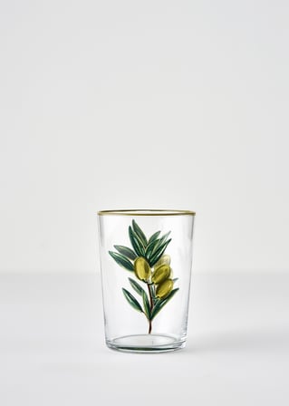 Olive Meşrubat Bardağı 4'lü Yeşil (510 cc)