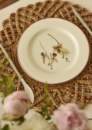 Garden 12 Parça 6 Kişilik Porselen Kahvaltı Takımı