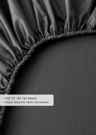 Premium Tencel Çift Kişilik Lastikli Çarşaf (160x200x35)
