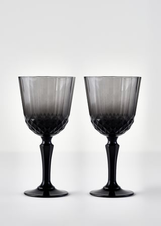 Colore Kesme Kadeh 2'li Antrasit (310 cc)