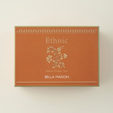Ethnic 6'lı Kahve Fincanı Seti (90 cc)