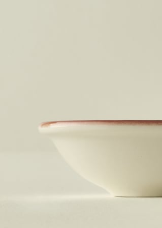 Rose Porselen Kase (13 cm)