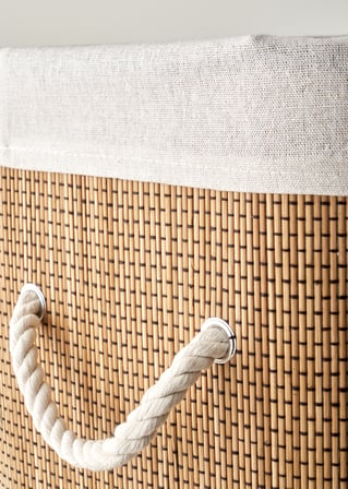 Lovel Bambu Çamaşır Sepeti Naturel (40x30x61 cm)