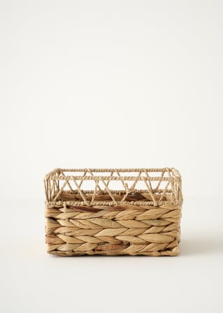 Vesna Dekoratif Sepet Naturel (25x18x14 cm)