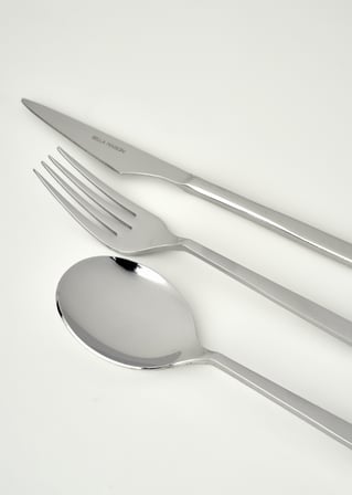 Toscana 18 Parça Tatlı Çatal Kaşık Bıçak Seti Silver
