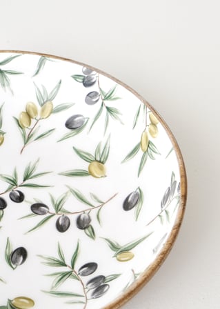 Olive Mango Sunum Kasesi (30x8 cm)