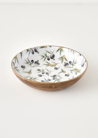 Olive Mango Sunum Kasesi (30x8 cm)