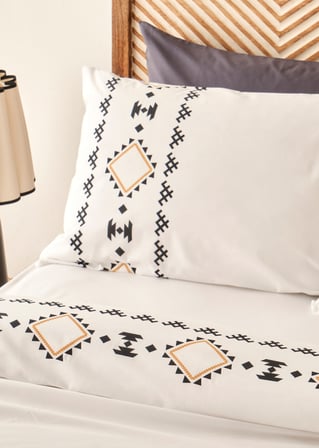 %100 pamuk saten kamila king size nevresim takımı beyaz (240x220 cm)
