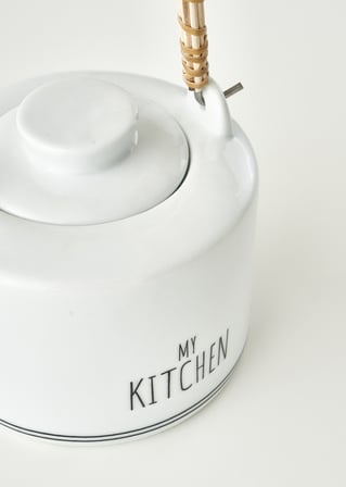My Kitchen Porselen Demlik Beyaz (850 cc)